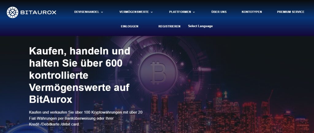 BitAurox website