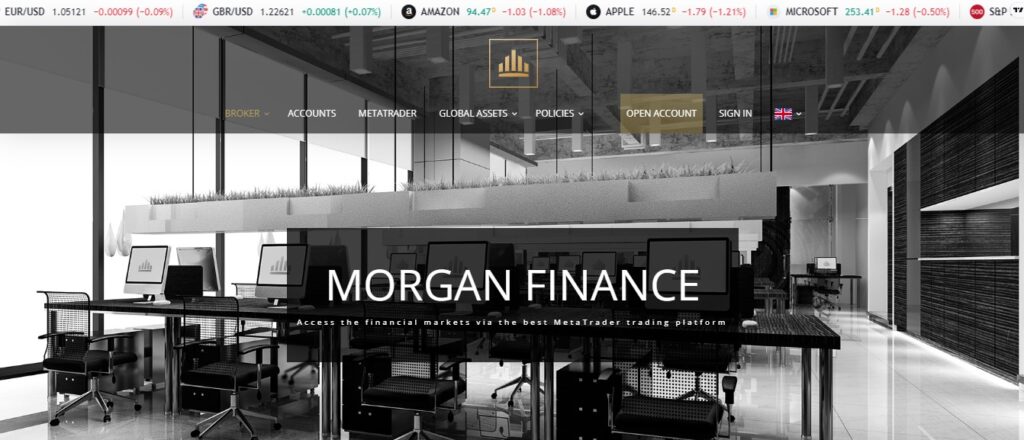 MorganFinance website